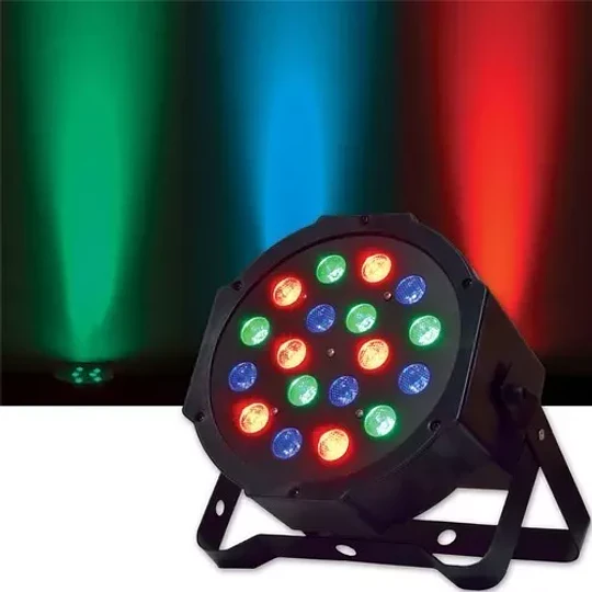 Cañón Led Reflector 18x1 Rgb Audio Rítmico Estrobo Mayoreo