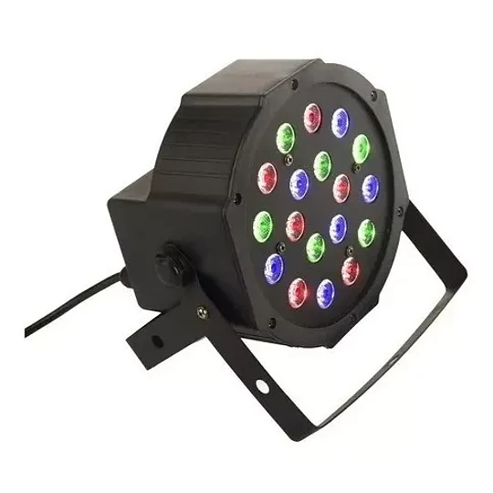 Cañón Led Reflector 18x1 Rgb Audio Rítmico Estrobo Mayoreo