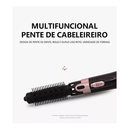 Cepillo Secador Rizador Peine 4 En 1