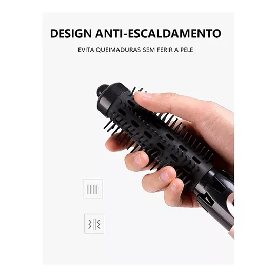 Cepillo Secador Rizador Peine 4 En 1