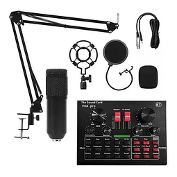 V8x Pro Live Sound Card 15 Efectos De Sonido Set De Micrófon