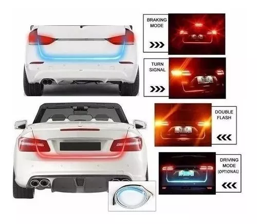 Cinta Led Auto Maletero Silicona