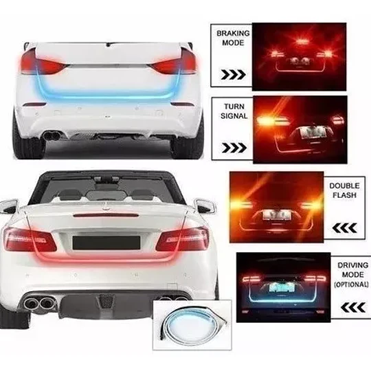 Cinta Led Auto Maletero Silicona