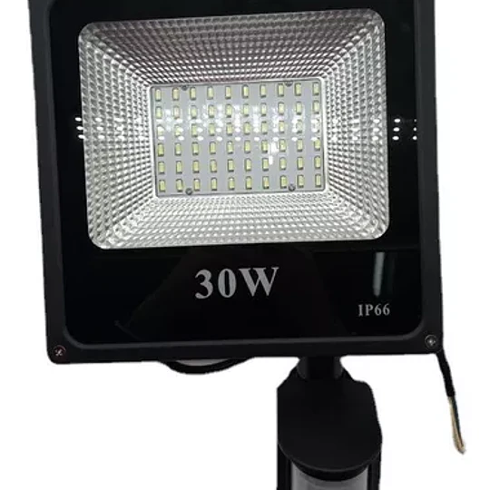 Foco Led Exterior Con Sensor De Movimiento 30w