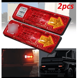 Par Foco Trasero Con Luz De Viraje De Flecha 12 V