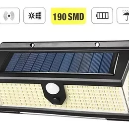 Foco Solar 190 Smd Con Sensor + 4 Modos