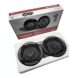 Kit 2 Parlantes Auto Redondo 400w Coaxial 16 Cm