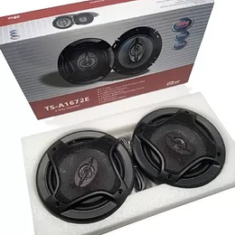 Kit 2 Parlantes Auto Redondo 400w Coaxial 16 Cm