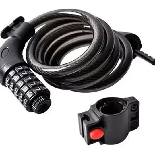 Candado De Bicicleta Con Clave Cod 23556