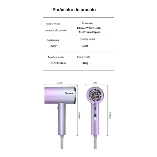Secador De Cabello 200v Cod T572