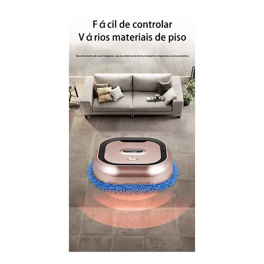 Robot Limpiador De Barrido En Seco Y Humedo 2 En 1