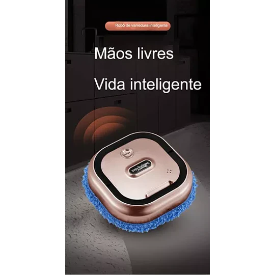 Robot Limpiador De Barrido En Seco Y Humedo 2 En 1