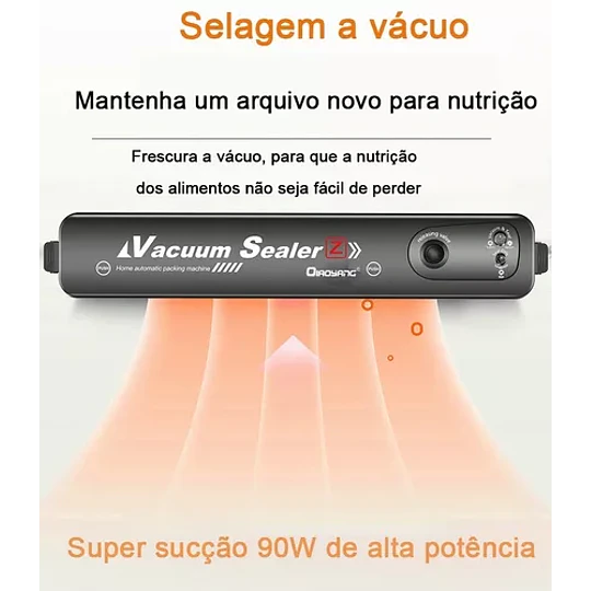 Maquina Selladora Al Vacio Alimentos + Bolsas