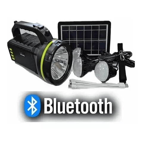 Kit Solar De Camping / Radio / Bluetooth