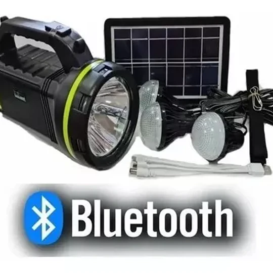 Kit Solar De Camping / Radio / Bluetooth