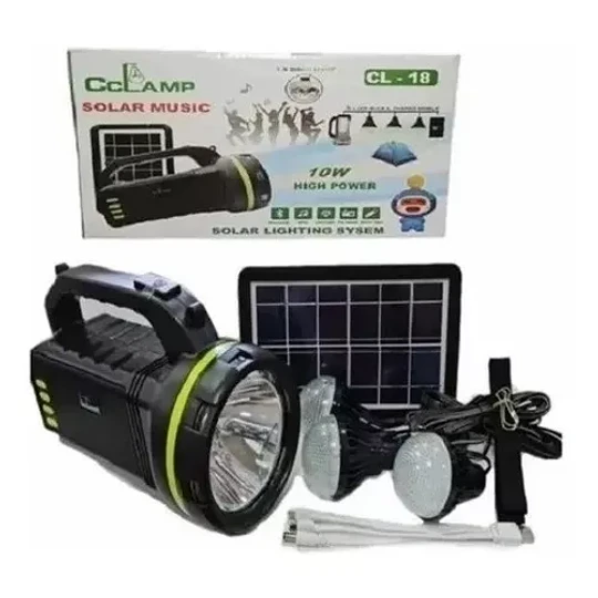 Kit Solar De Camping / Radio / Bluetooth