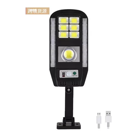 Foco Solar Tipo Poste Led De 60w Con Sensor De Movimientos