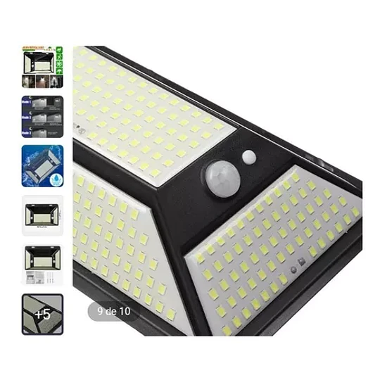 Foco Solar Con 2 Sensores De Movimiento Cod - 22883