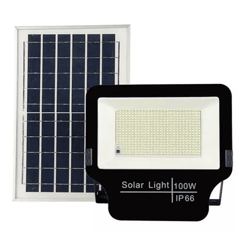 Reflector Foco Led 100w Con Panel Solar