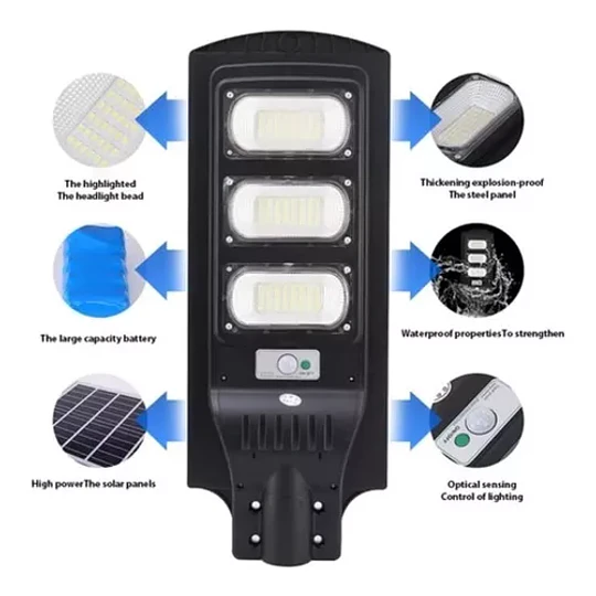 Lampara Led Solar, Recargable Cod21882