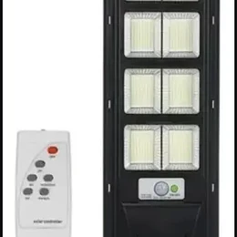 Foco Solar Led 400w Panel Incorporado + Soporte