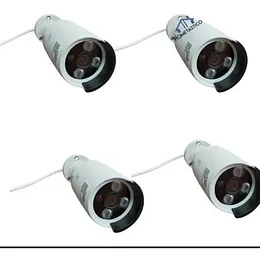 Kit Profesional 4 Camaras 1.3 Mp Hd Inalambricas Cod 22901