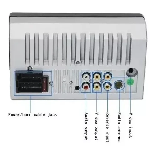 Radio Auto Pantalla Touch Bluetooth 2 Din + Control Cod22949