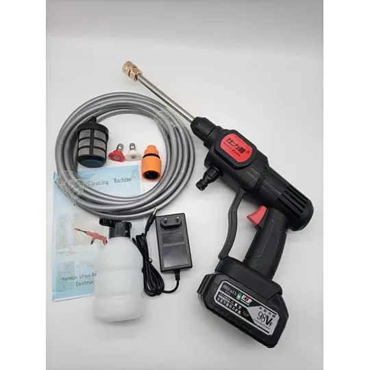 Pistola Lavado Hidro Lavadora Inalámbrica Alta Presión 1500w