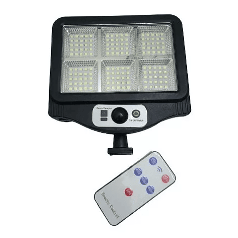 Foco Solar Con Sensor De Movimiento Mas Control Cod 22265