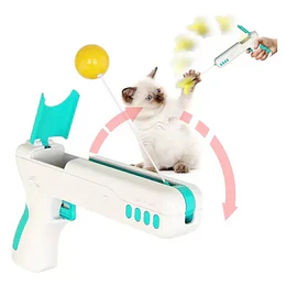 Pistola Interactiva Gatos Juego Diversión Mascotas