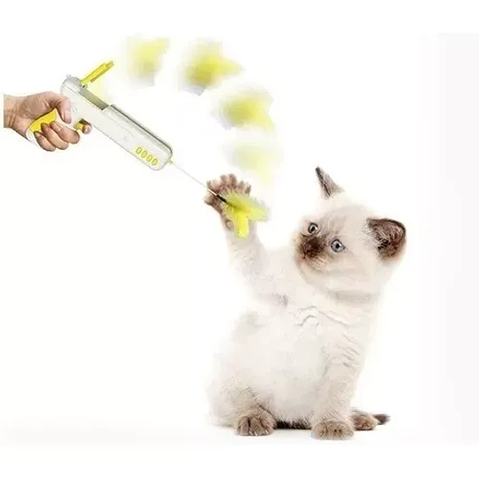 Pistola Interactiva Gatos Juego Diversión Mascotas