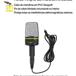  Micrófono Condensador Semi Profesional