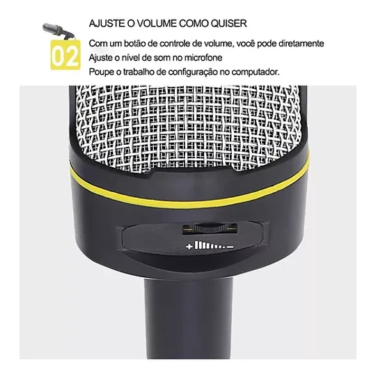  Micrófono Condensador Semi Profesional