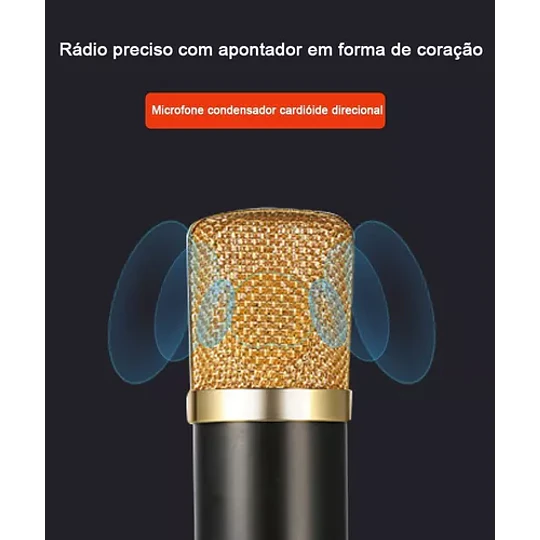 Micrófono Condensador Unidireccional Cod T595