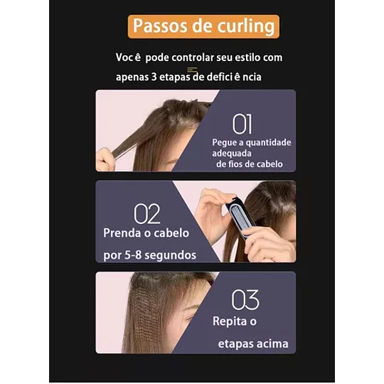 Plancha Ondulador De Cabello Cod T594