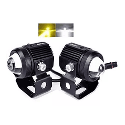 Neblinero Led + Soporte 9-36v Luz Fria-luz Calida 20w 3000lm