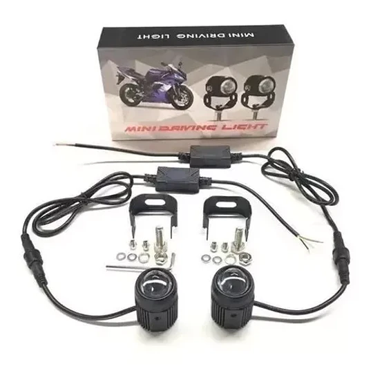 Neblinero Led + Soporte 9-36v Luz Fria-luz Calida 20w 3000lm