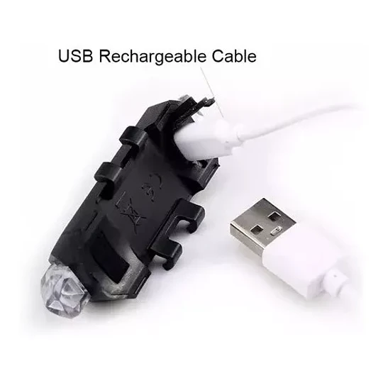 Luces Led Recargable Usb Para Bicicleta
