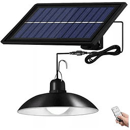 Lampara Colgante Led Panel Solar Con Control Remoto 20w