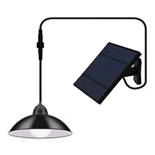 Lampara Colgante Led Panel Solar Con Control Remoto 20w