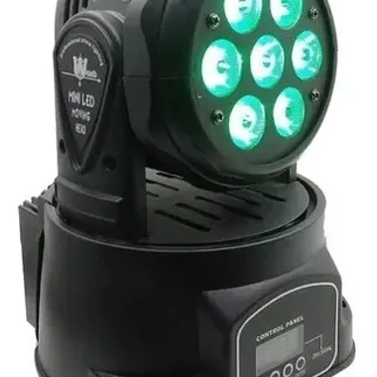 Reflector Cabeza Móvil Mini Led Fiesta