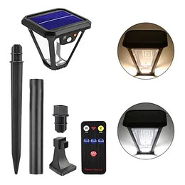 Foco Led Solar Lamparas Luz Solar Jardin Exterior