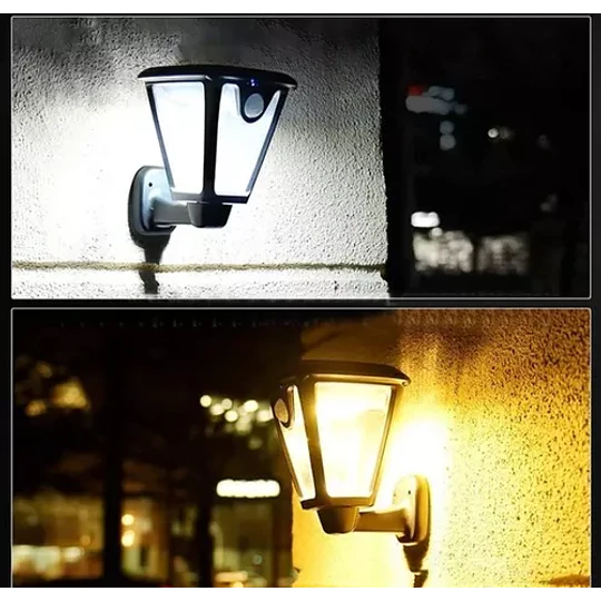 Foco Led Solar Lamparas Luz Solar Jardin Exterior
