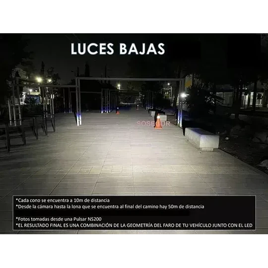 Ampolletas Lupa Led Premium H4 Motos Autos