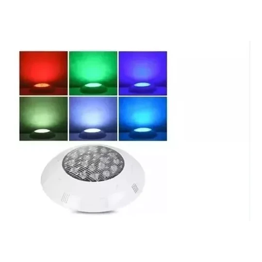 Foco Led Piscina Con Control Remoto 12w Color 12v Rgb