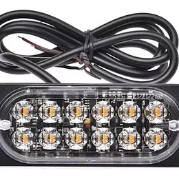 Luz De Advertencia De Luz Lateral 12 Led Camión De Coche