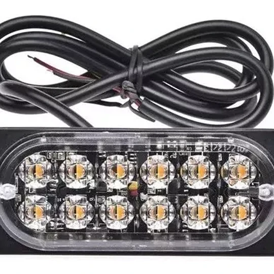 Luz De Advertencia De Luz Lateral 12 Led Camión De Coche