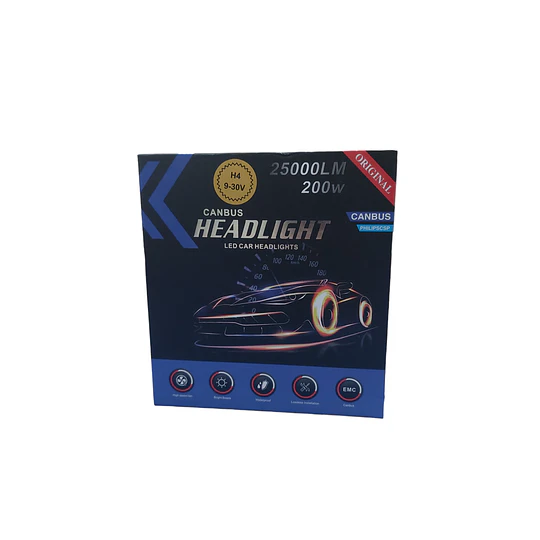 Kit Ampolletas Led A8 H4 Con Canbus