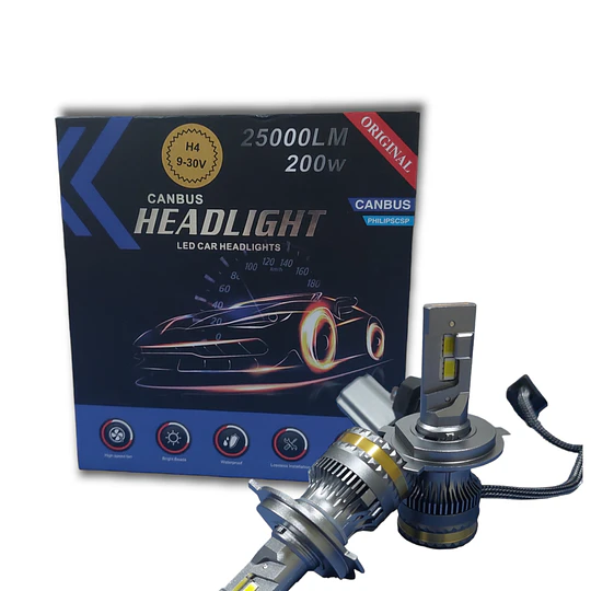 Kit Ampolletas Led A8 H4 Con Canbus