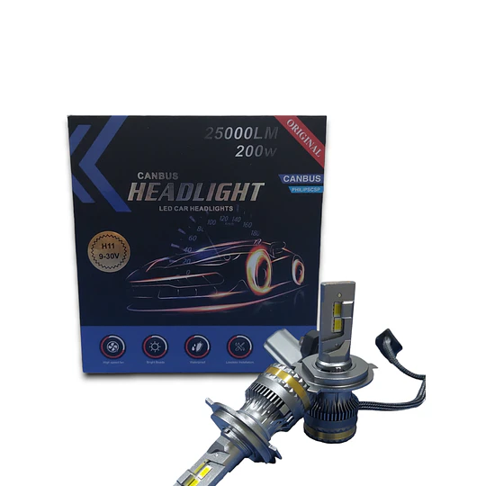 Kit Ampolletas Led A8 H11 Con Canbus